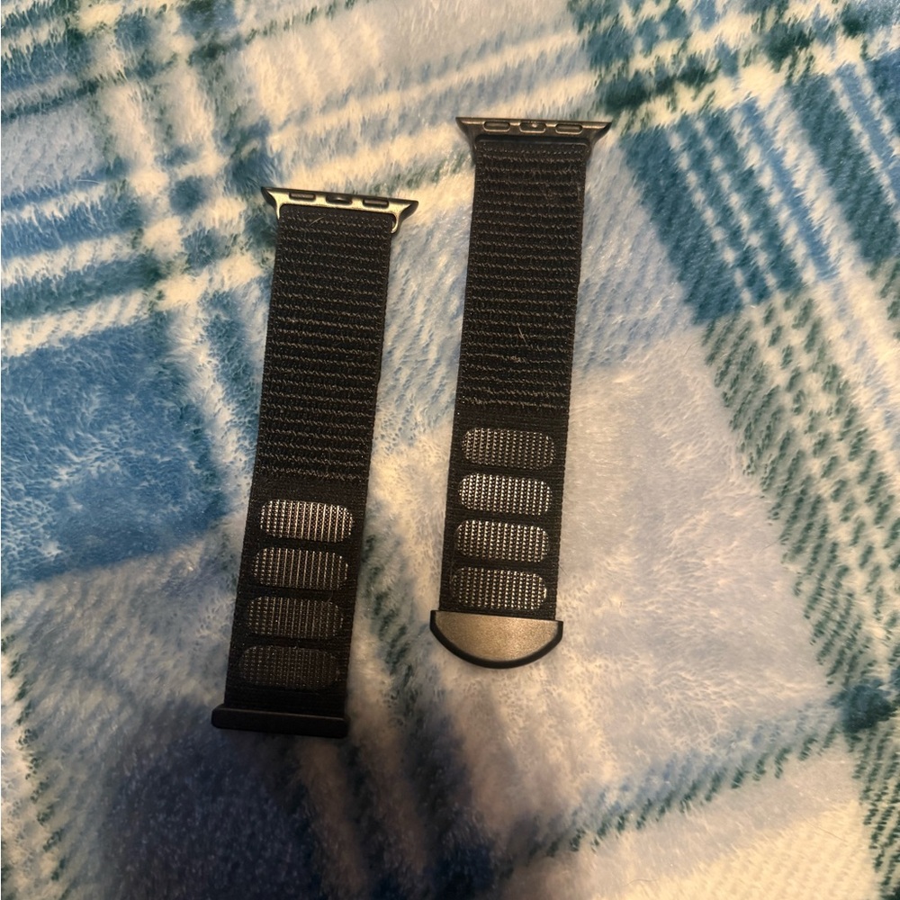 Black Nylon Loop Watch Band for Smartwatches